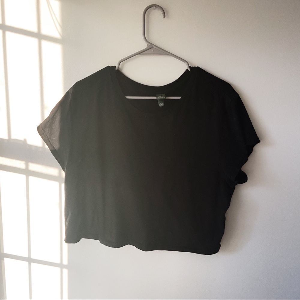 Black Crop Top